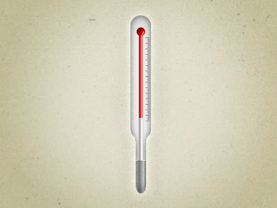 Thermometer blog post illustration rainypixels thermometer