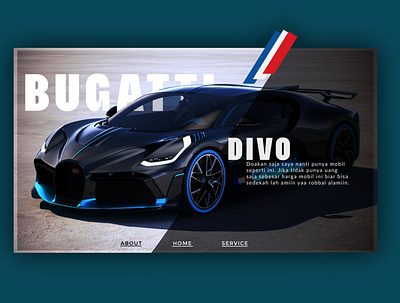 web design Buggati Divo bugatti cars ui uidesign uiux ux uxdesign webdesign webdesigner