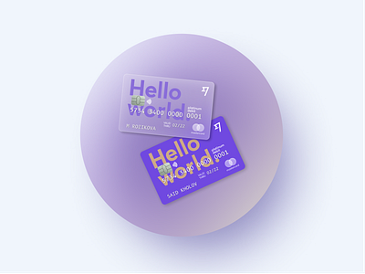 mastercard design bank card card design gradient mastercard ombre purple sphere transferwise visa