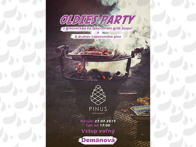 Poster for oldies party design graphic graphic design poster