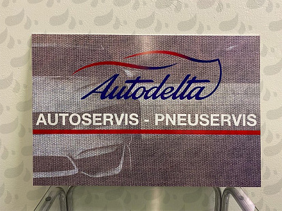 Autodelta board branding graphic design print