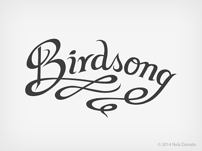 Birdsong Lettering #1