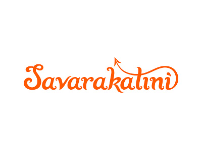 Savarakatini hand-lettered logo