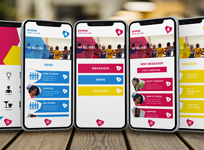 Expo village app app branding design mobile app mobile ui ui user experience userexperiencedesign ux web