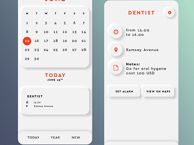 Calendar app branding design flat mobile app mobile ui ui user experience userexperiencedesign ux web