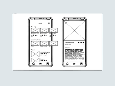 Movie Synopsis - Wireframe