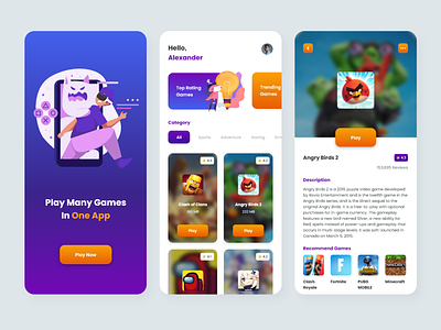 Online Gaming App designs, themes, templates and downloadable graphic  elements on Dribbble