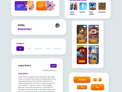 Game Center UI Components