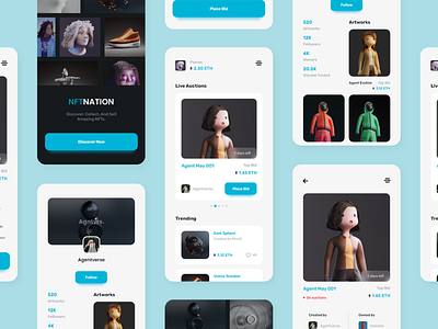 NFTNATION - NFT Market Mobile App