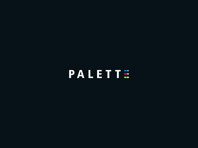 Palette Logo branding design graphic letter logo