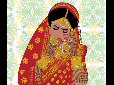 Customized Bridal Illustration. bridal illustration design illustration illustration art illustrator photoshop