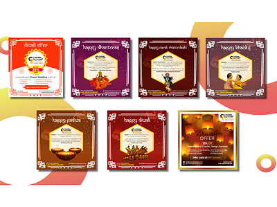 Diwali Campaign Posters For social Media. branding campaign illustration illustration art illustrator photoshop