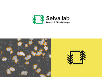 Selva lab logo brand identity branding climate change climate designer ecology forest logo research science statistics trees