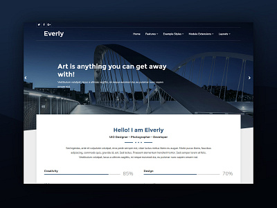 J51 Everly - A Joomla Template joomla joomla designs joomla template joomla templates template template design theme theme design web design webdesign