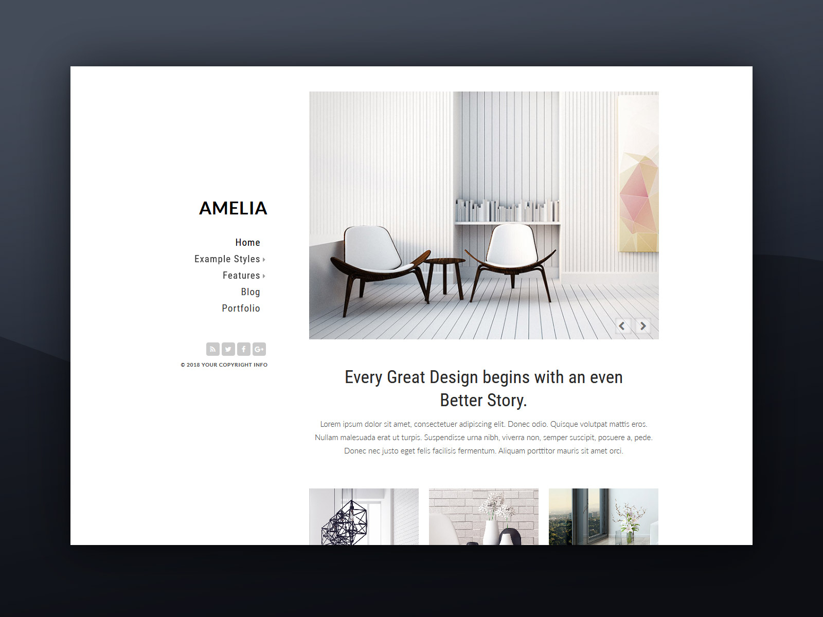 J51 Amelia - A Joomla Template by Joomla51 on Dribbble