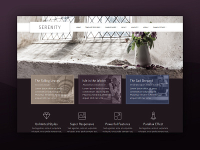 J51 Serenity - A Joomla Template