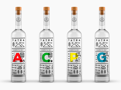 TATRA palinka logo & packaging design