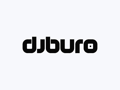 Logo for djburo design illustration logo typography vector