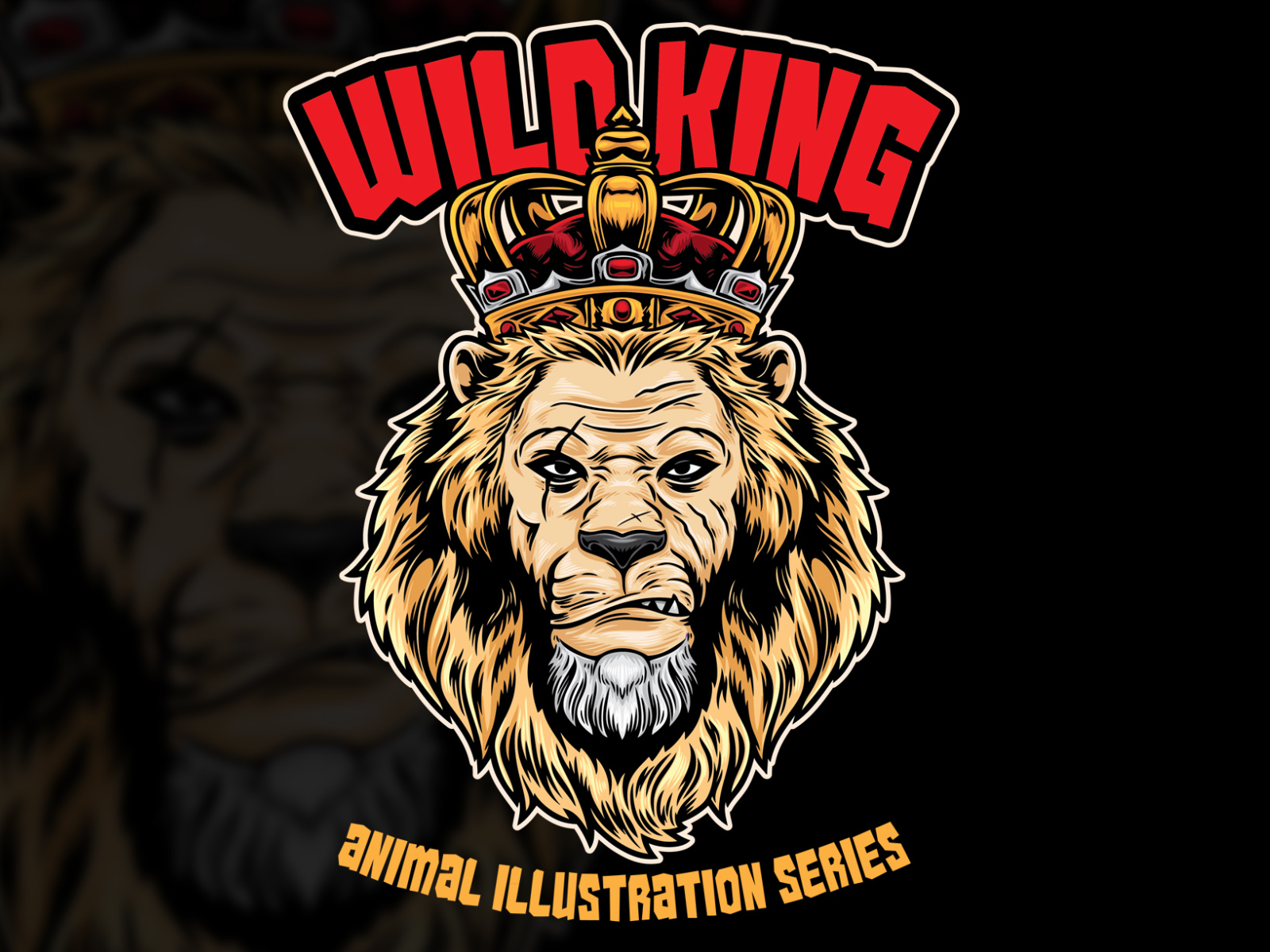 Luxury King Lion Logo Icon Vector Illustration Template Design Editable  Resizable Royalty Free SVG, Cliparts, Vectors, and Stock Illustration.  Image 162584267.