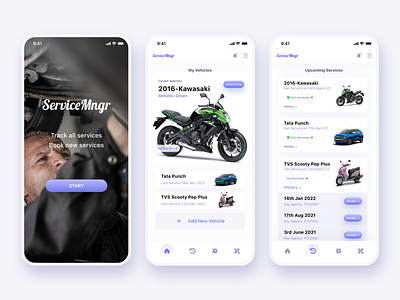 ServiceMngr : Vehicle service managing app