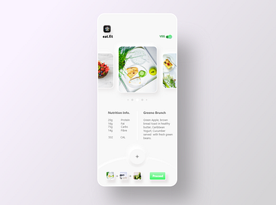 eat.fit UI redesign app design ui ui ux ux