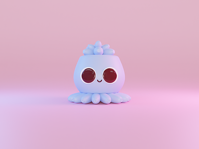 little octopus 3dart blender blender3d digital3d digitalart octopus render