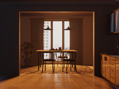 Dining room design 3d 3dart 3dmodeling blender digital3d digitalart furniture interiordesign modeling rendering