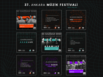 Ankara Music Festival Final Project - Concert Poster Design artwork concert flyer concert poster poster art project social media design