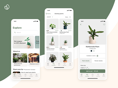 Flower app app design flowers ios mobile app store ui ux