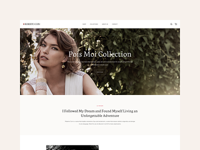 Roberto Coin — eCommerce Website brand clean concept design desktop ecommerce home homepage jewelry luxury modern redesign simple ui ux website