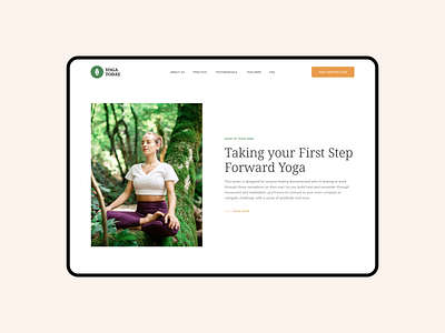 Yoga Today — Website Design