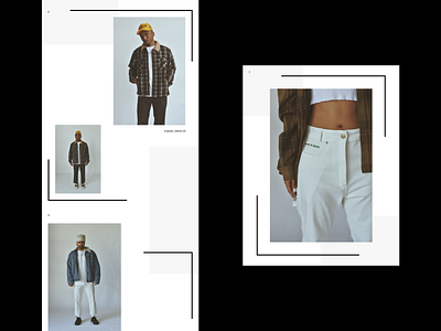 House of Orange — Website Design black brand brutalism clothing comfortable line lookbook minimalistic modern print simple unique