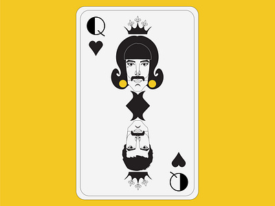 Playing Card / Queen-Dribbble Weekly Warm-Up