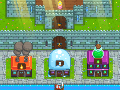 8bit kingdom 8bit game kingdom knight map pixel princess