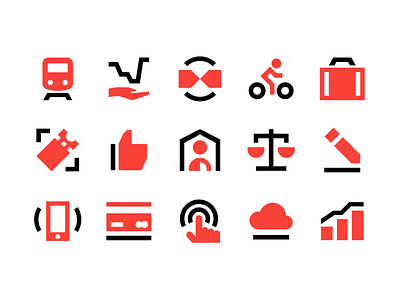 LTG icons andstudio branding design iconography icons iconset railways solid symbol vector