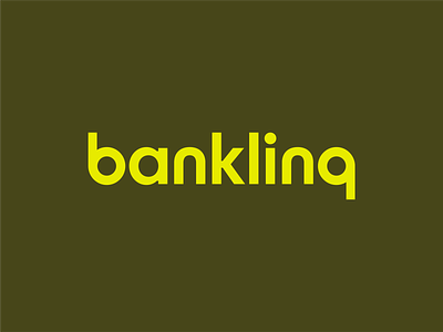 banklinq andstudio bank branding logo logotype monogram payment symbol vector
