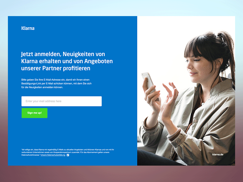 mail opt in