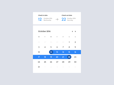 Date Span Picker