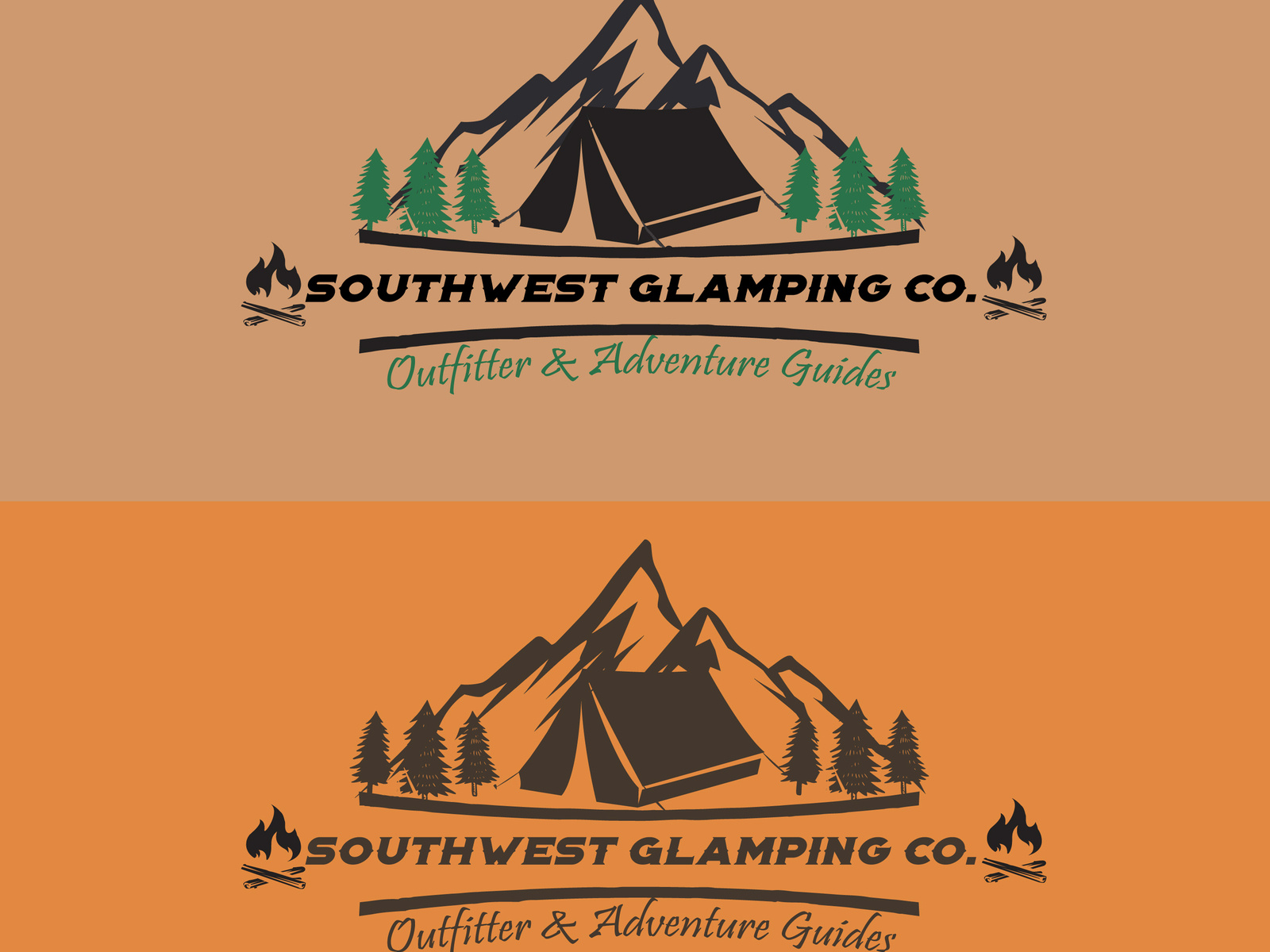 Camp Store logo design by alfian bj on Dribbble