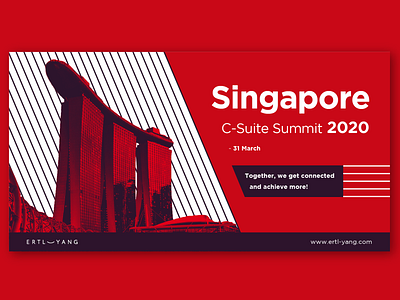 Event Summit / Conference Social Media Banner | Singapore banner conference events graphicdesign linked banner socialmedia