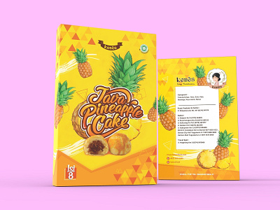 Pineapple CAKE cakes design food fresh fruit lettering packaging design