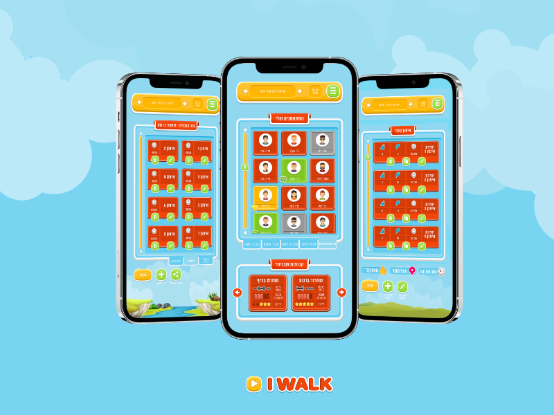 App Design - I Walk by Nofar Sharvit on Dribbble