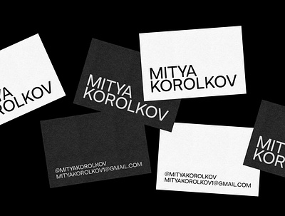 Personal business card concept. brand branding businesscard card design editorial font identity layout letters magazine page paper print printing type typogaphy