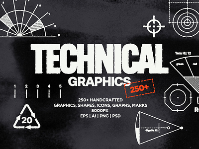 TECHNICAL GRAPHICS 250+ Assets Pack