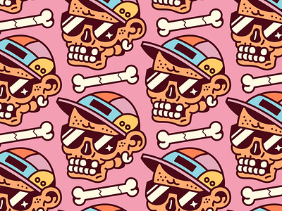 "FUNK VOYAGE" Seamless pattern