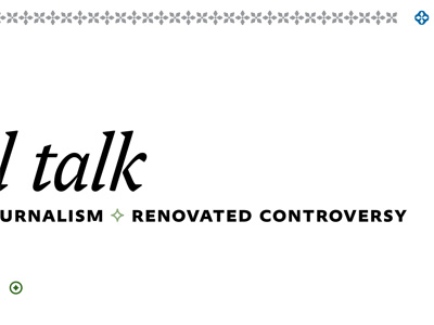 Yale Daily News Magazine redesign prototype, "Small Talk"