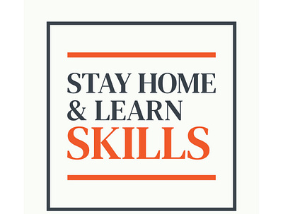Stay home and learn skills concept covid 19 designersvalley flu free download freelogo learning save self isolation skills stayhome