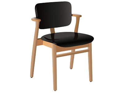 Realistic Chair illustration brand chair concept design designersvalley free free download freelogo furniture illustration realistic wood chair woodworking