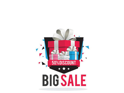 Mega Sale vector design. gift boxes for discount offer vector de banner design big sell designersvalley discount card free download freelance happy holidays illustration logo typography vector words