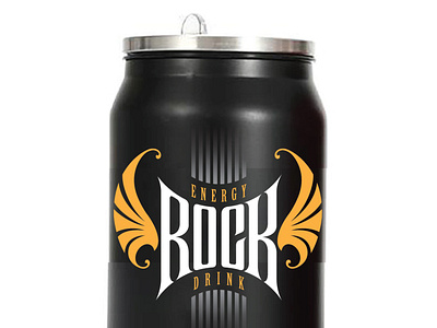 Rock Energy Drink Label Design by MD Bodiuzzaman on Dribbble